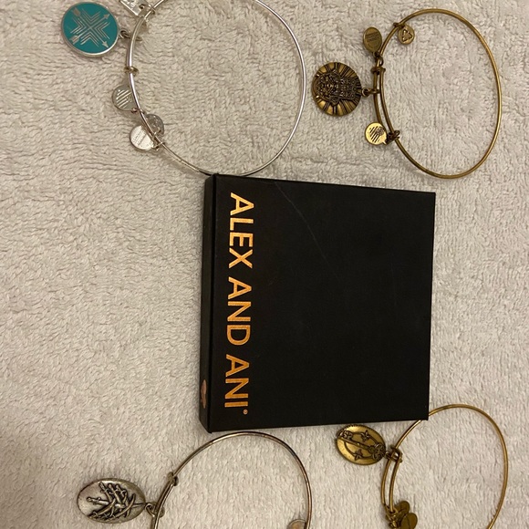 Bundle of 4 Alex and Ani bracelets - Picture 1 of 5